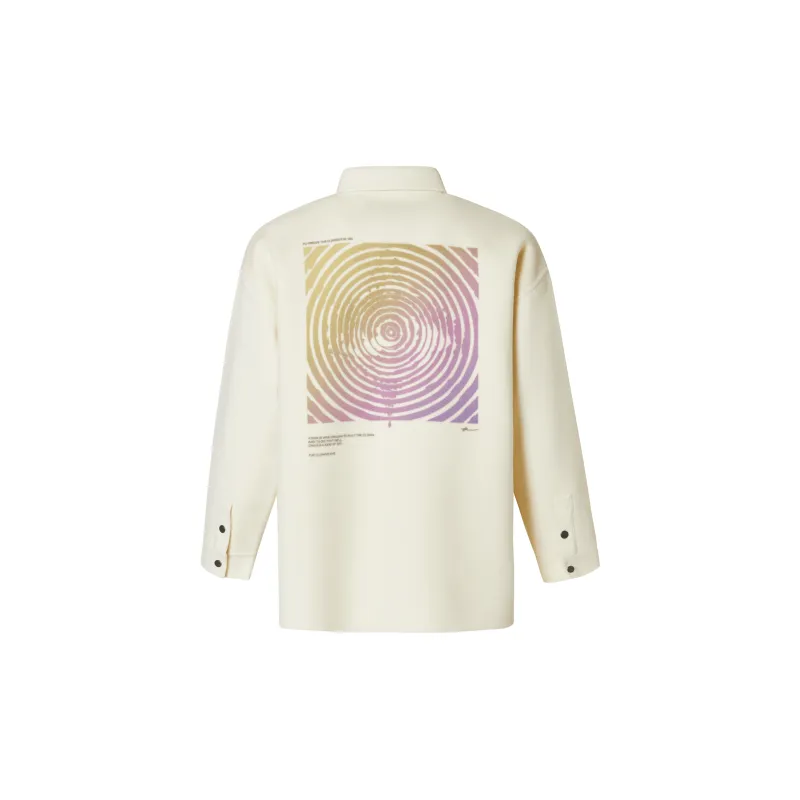 PROJECTJOIN THE CLOWN'S EYE WOOL SHIRT Unisex Beige-1