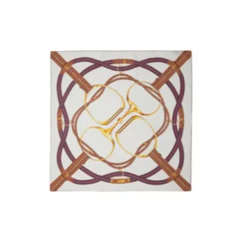 GUCCI Horsebit print Silk Scarf