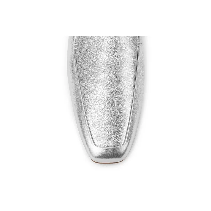 7or9 Frosting Candy Song Casual Single Shoes 1.8cm Women's Silver-2
