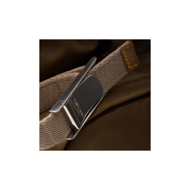 PRADA Recycled Nylon With Patchwork Leather Backpack Men's Brown-5