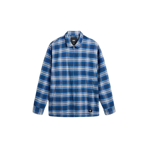 Vans MONTWOOD Shirts Men Blue