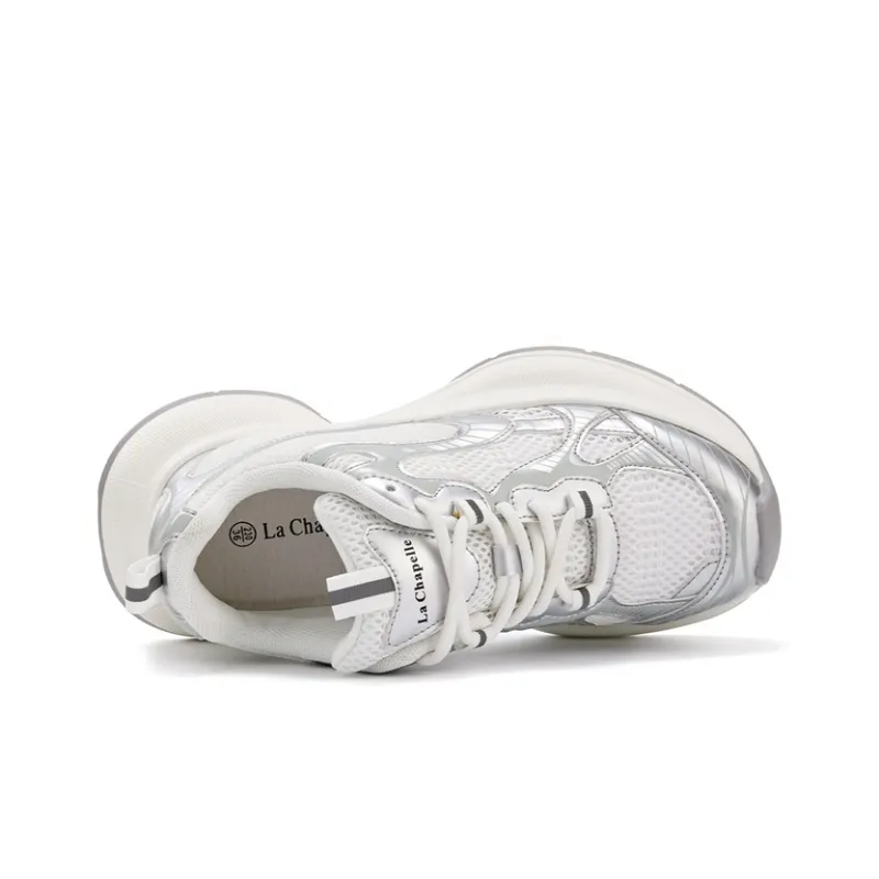 La Chapelle Anti Slip Wear Resistant Low Top Chunky Sneakers Women's-1