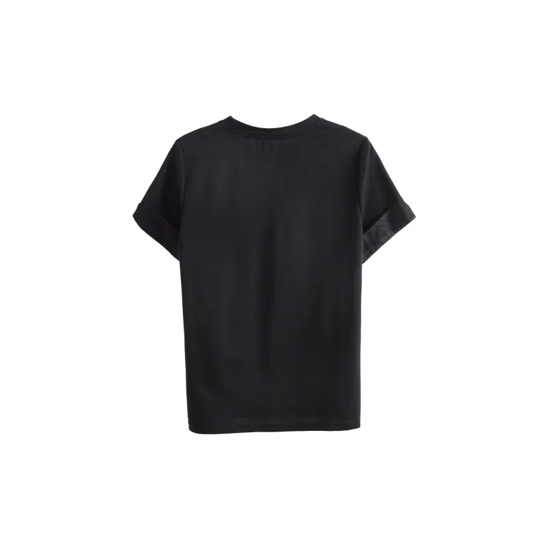 Olrain T Shirts Women's Black-1