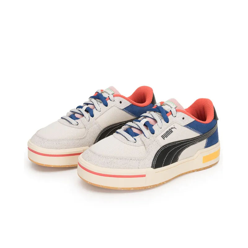 PUMA Ca Pro Anti Slip Wear Resistant Low Top Casual Shoes Unisex White Blue-3