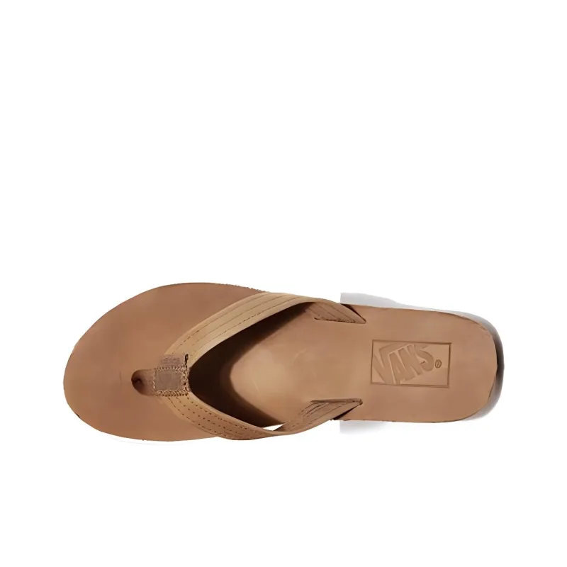 Vans Third Point Slippers 'Tan' Women's-3