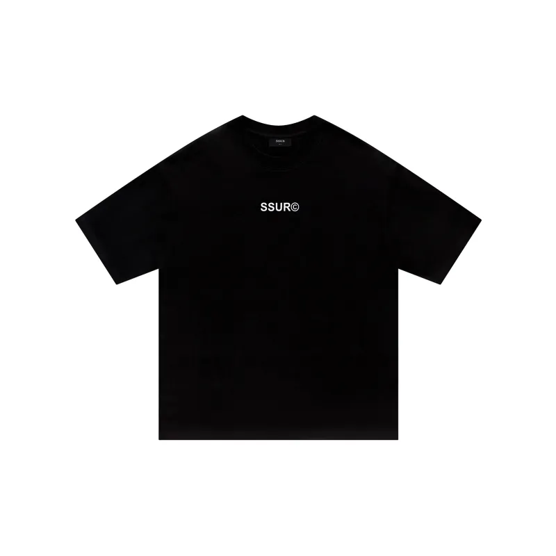 SSUR T Shirts Unisex Black-1