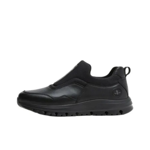 Biyin Leufen Casual Shoes Men Low-Top Black