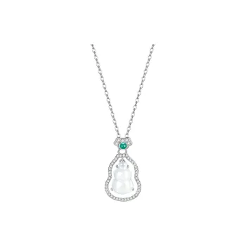Liuzhen Hall Chalcedony Jade Necklaces Women's