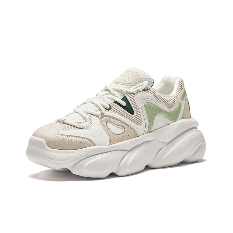 Anta Life Collection Wear resistant And Lightweight Low Top Casual Shoes Women's Chalk-1
