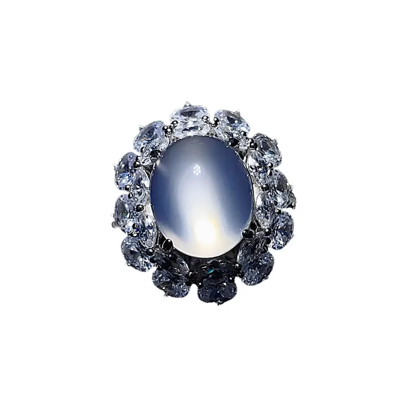 Atsuyama Chalcedony Jade Rings Women's-5