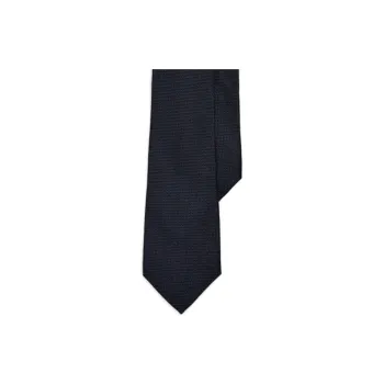 Ralph Lauren Linen Mulberry Silk Ties Unisex Black