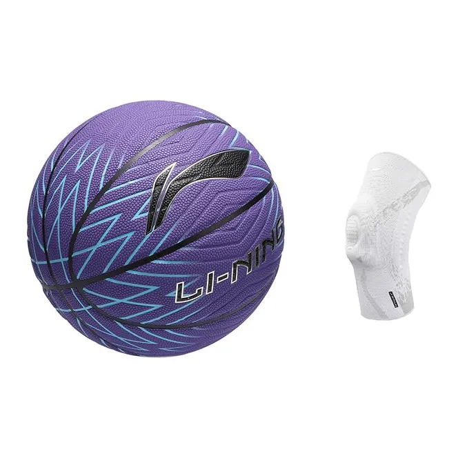 LiNing PU Basketball Purple Size 7 Training Unisex-47