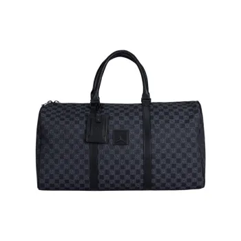 Jordan Polyester Travel Bags Gym Bags Large Size Unisex Jet Black