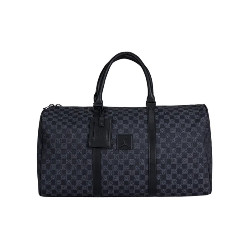 Jordan Polyester Travel Bags Gym Bags Large Size Unisex Jet Black-0