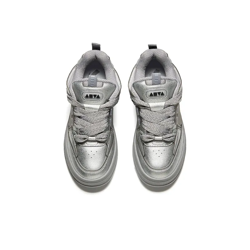 Anta Xiu Yu PRO Wear-Resistant Low-Top Skateboard Shoes Women's Dove Gray-2