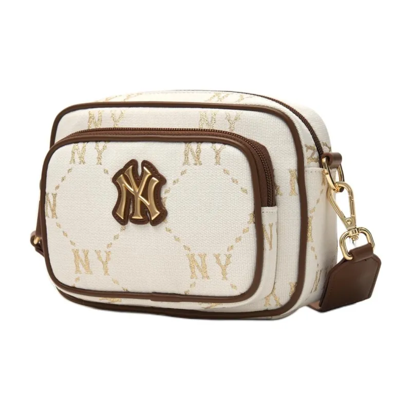 MLB Polyester With Nylon Crossbody Bag Regular Unisex White-2