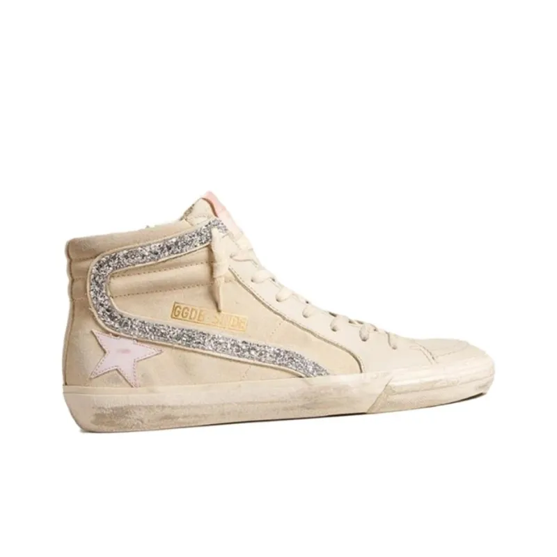 Golden Goose Slide High-top Suede Sneakers-2