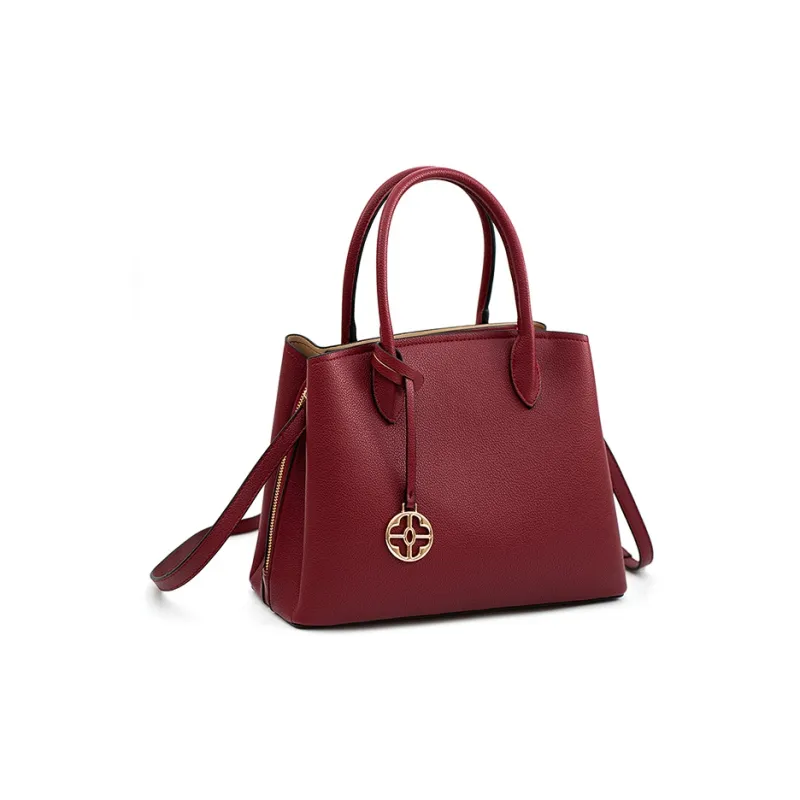 Vigno Synthetic Leather Shoulder Bag Crossbody Bag Handbags Regular Women's Red-1
