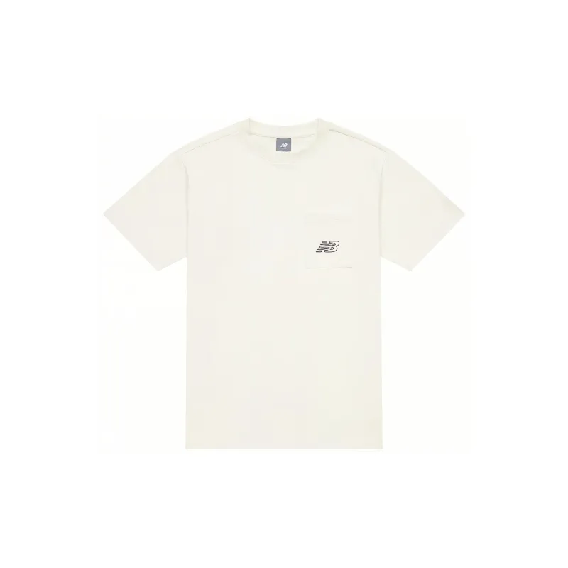 New Balance NB Short Sleeved Unisex White-1