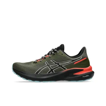 Asics GT-1000 13 Anti-Slip Wear-Resistant Low-Top Running Shoes Men's Army Green