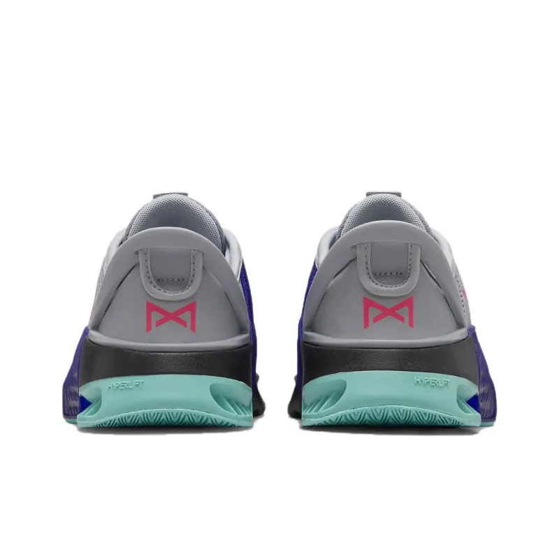 Nike Metcon 9 Anti Slip Wear Resistant Low Top Training Shoes Men's Gray Pink-3