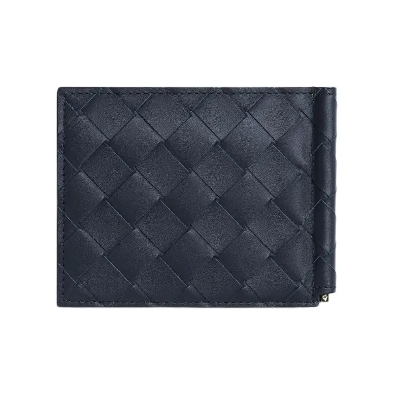 Bottega Veneta Intrecciato Bill Clip Bifold Wallet-1