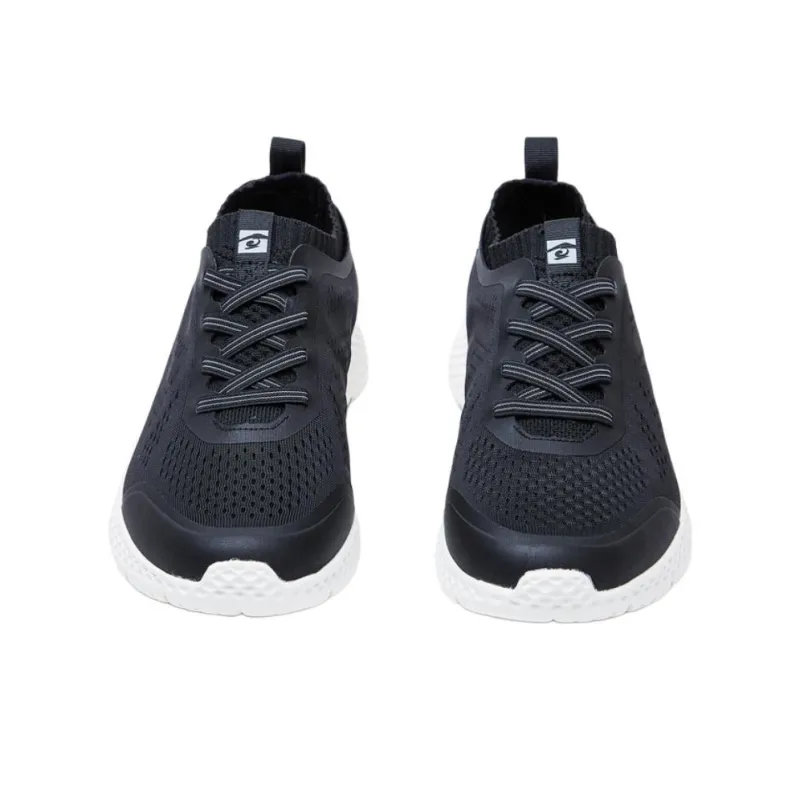 TOREAD Slip-Resistant Breathable Lightweight Low-Top Casual Running Shoes Women's Black White-3