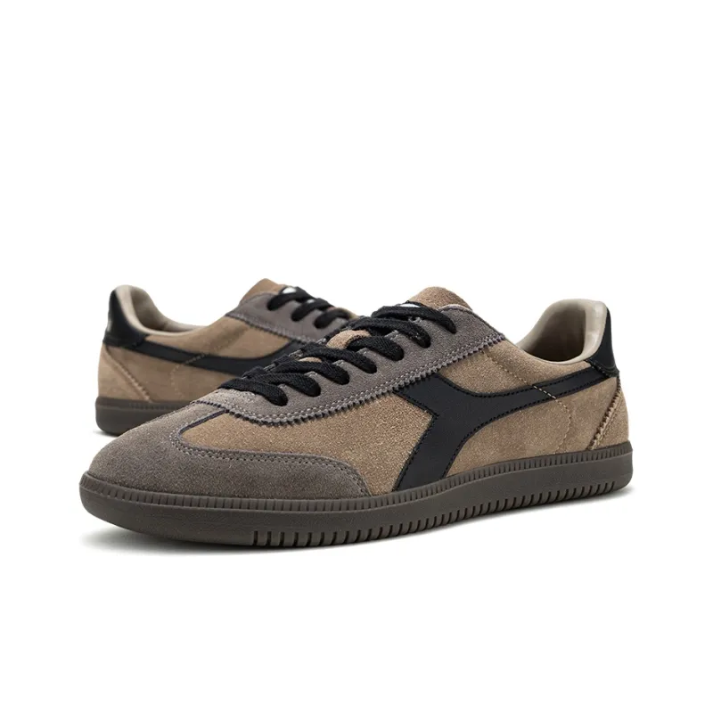 Diadora Coverage Wear Resistant Support Low Top Casual Skateboard Shoes Unisex Gray/Black-2