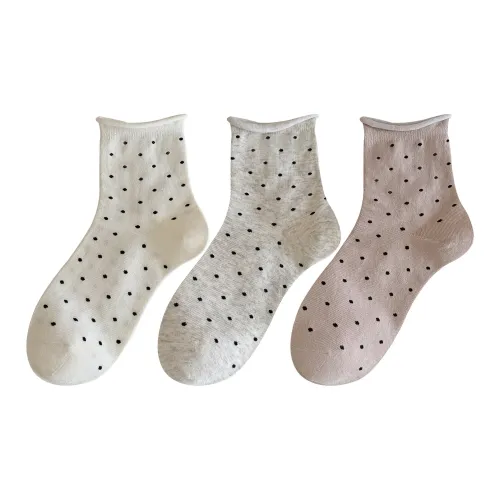 XXLLG Mid Calf Socks Women's 3 Pack