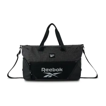 Reebok Fabric Shoulder Bag, Crossbody Bag, Handbag Medium Size Men's Black/Navy Blue/Gray Green