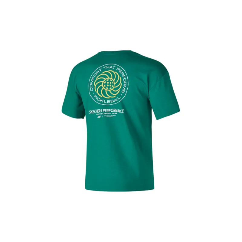 Skechers T Shirt Men's Velour Green-1