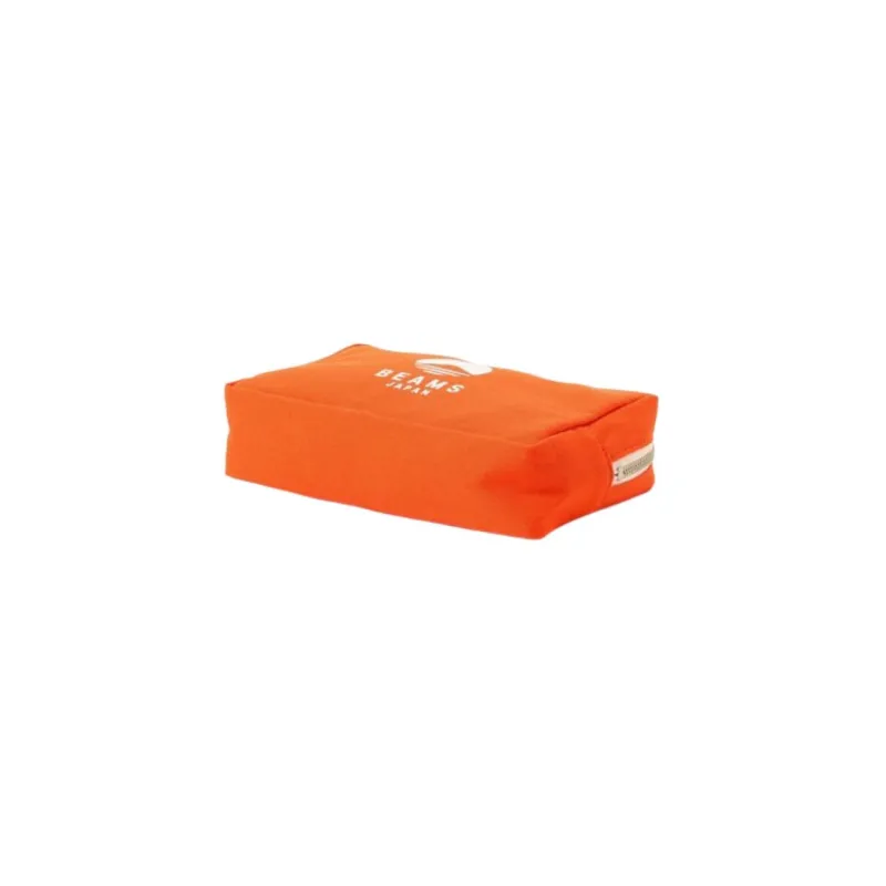 Beams × Evergreen Works Collaboration Cotton Storage Bag Unisex Black/Marine Blue/Orange-12