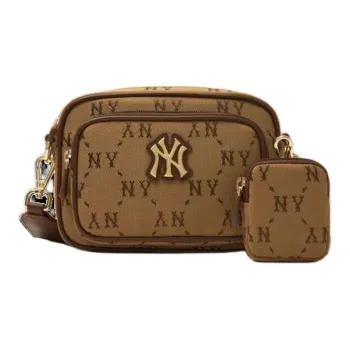 MLB Polyester Camera Bag Shoulder Bag Crossbody Bag Regular Unisex Brown