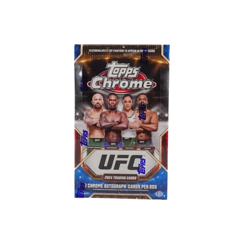 Topps 2024 UFC Chrome Hobby Box Sports Cards 1 Box Included-0
