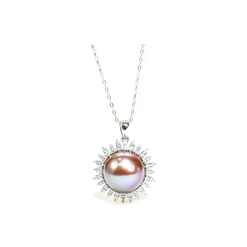 The dawn mist blooms. Pearl Pendants Women's