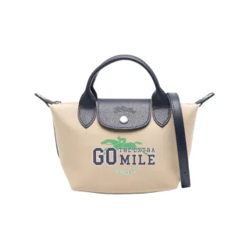 LONGCHAMP Le Pliage Collection Canvas Canvas Bag Tote Bag Shopping Bag Handbag Extra Small Women's Light Brown