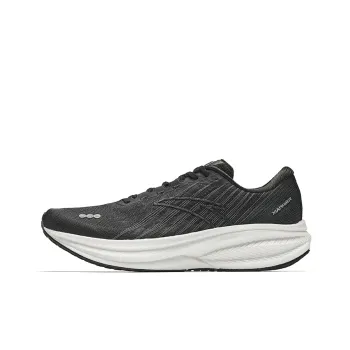 Anta Cushioned Wear Resistant Breathable Lightweight Low Top Running Shoes Men's Basic Black