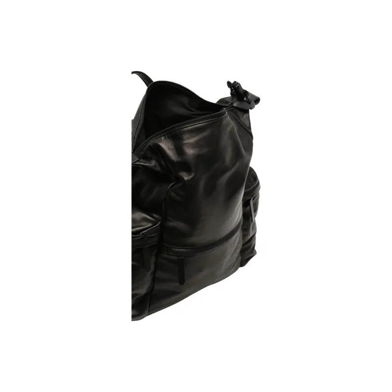 Yohji Yamamoto Multiple pocket Leather Backpack-3