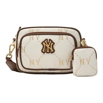 MLB Polyester With Nylon Crossbody Bag Regular Unisex White