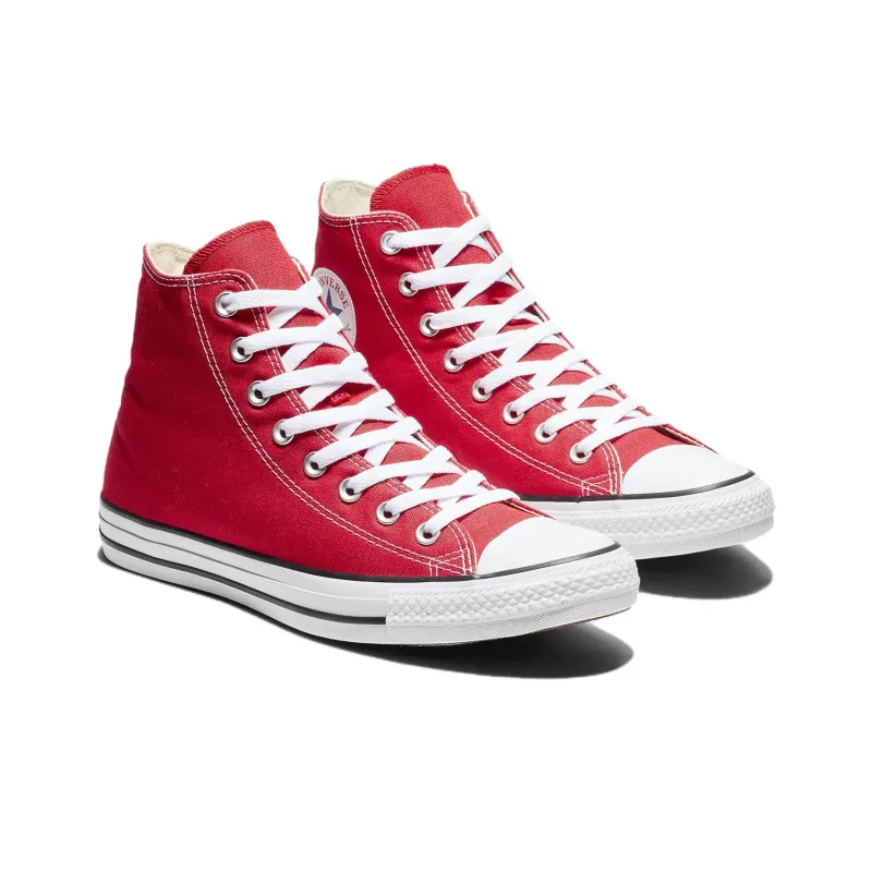 Converse Chuck Taylor All Star Anti Slip Wear Resistant High Top Canvas Shoes Unisex Red-2