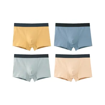GOSO Underpants Men's 4 Pack Wheat Skin + Rock Lime + Sonic Blue + Turmeric