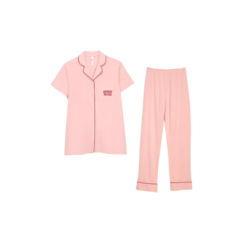 Red Beans At Home Pajama Set Women's-1
