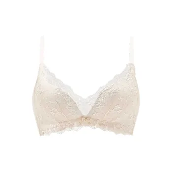 Flowers In Water Bra Women's Champagne
