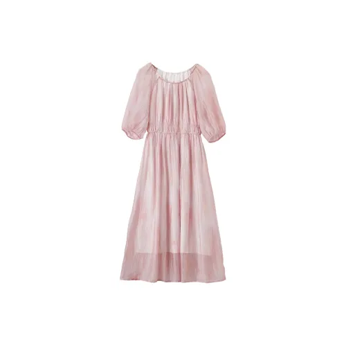 XIANGYING Short-Sleeved Dresses Women's