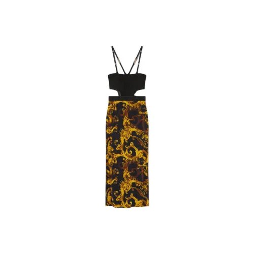 VERSACE JEANS COUTURE Slip Dresses Women's Black