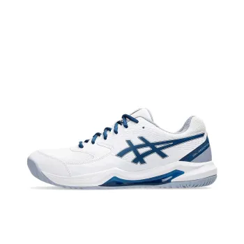 Asics Gel Dedicate 8 Low Top Tennis Shoes Men's White Blue