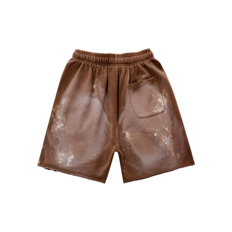 SSSAINT LOUIS Casual Shorts Unisex Dark Brown-1