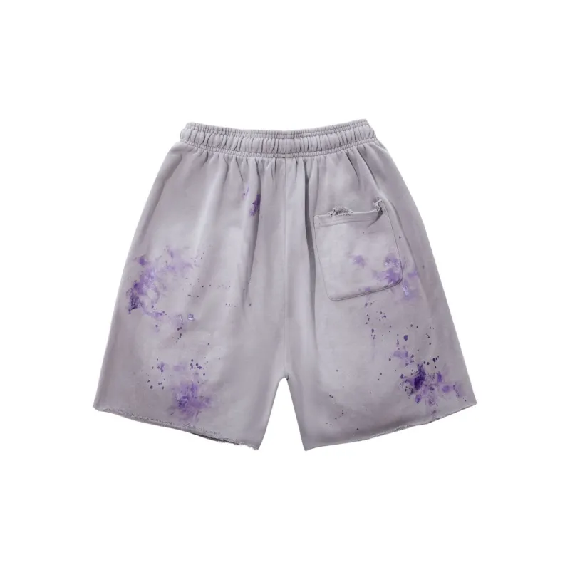 SSSAINT LOUIS Casual Shorts Unisex Light Gray-1