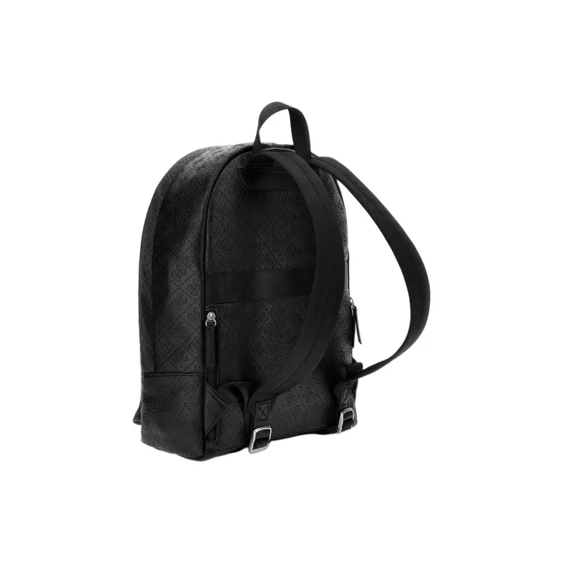 GUESS Artificial Leather Backpack Men's Black-1