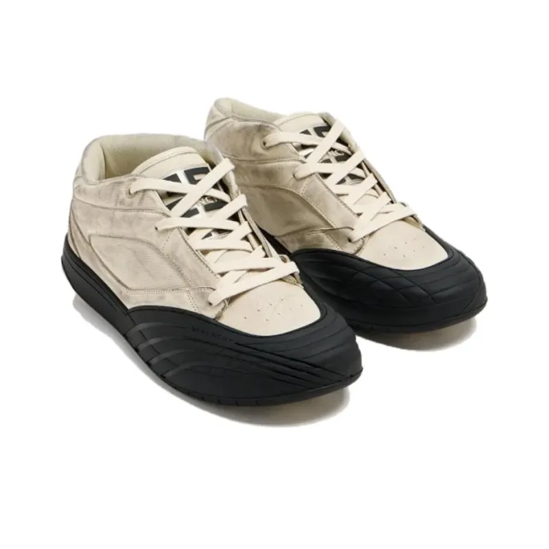 Givenchy Skate Mid Sneaker 'Light Beige Black'-2